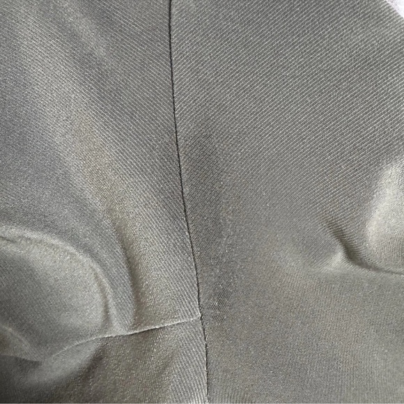 Joseph Ribkoff Cowl Neck High Low Tunic Blouse Dark Green Size 10 V Shape Back - Picture 7 of 15